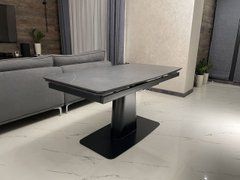 Стол Обеденный DС10 КЕРАМИКА MASADA Италия ST 120х(180)х80 см Cерый реальная фотография