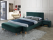 Кровать AZURRO Velvet Signal 140x200 Зеленый