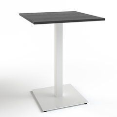 Стіл TETRA LIGHT Lovko 60x60 Білий / Чорний жива фотографія