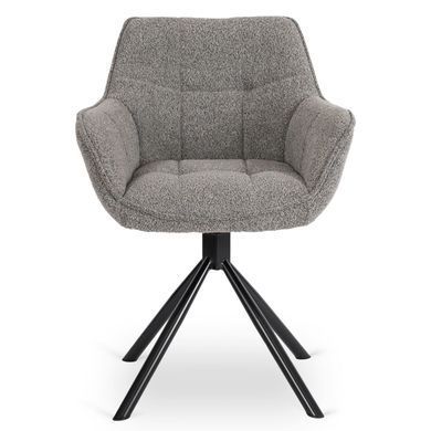Стул поворотный MEBEL ELITE PEONY Серый реальная фотография