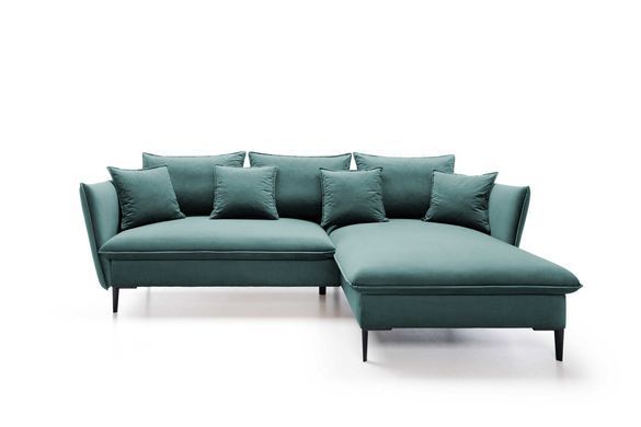 Диван кутовий розкладний ГЛОС / GLOSS на ніжках Perfect Home Польща