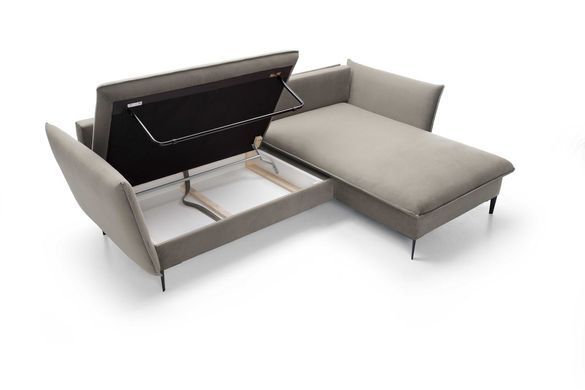 Диван кутовий розкладний ГЛОС / GLOSS на ніжках Perfect Home Польща