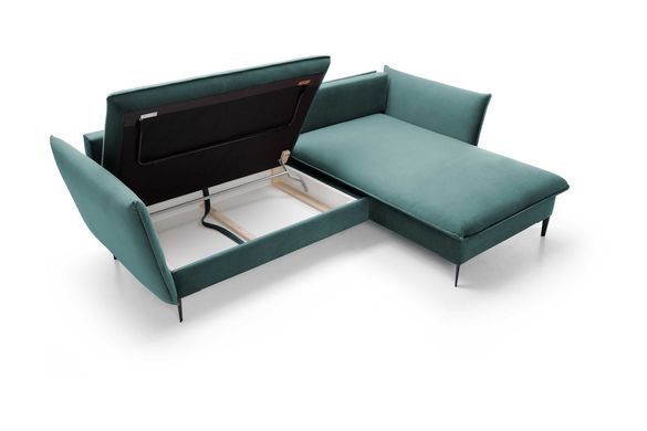 Диван кутовий розкладний ГЛОС / GLOSS на ніжках Perfect Home Польща