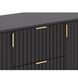 Комод MEBEL ELITE TORELLO 130 Чорний