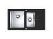 Двойная кухонная мойка KARAT 20L Alveus 86x54x19.5 Черный