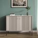 Комод рифленый MEBEL ELITE SOFT 104 см, кашемир.