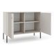 Комод рифленый MEBEL ELITE SOFT 104 см, кашемир.