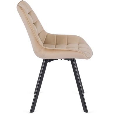 Стілець RICK Velvet Mebel Elite , Бежевий жива фотографія
