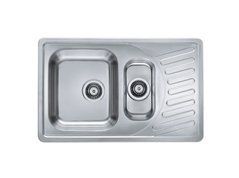 Подвійна кухонна мийка ELEGANT 110 Alveus 81х51x19 Полірована