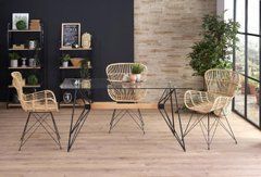 Стол обеденный ALLEGRO Halmar 160х80 реальная фотография