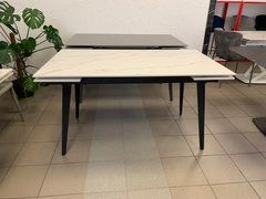 Стол Обеденный HUGO ARABESCATO MATTE 140-200 см Concepto Белая Матовая Керамика реальная фотография