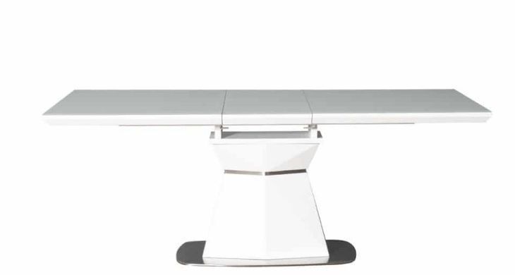 Стіл Розкладний КРІСТАЛ Prestol 160/200x90&nbsp;Білий жива фотографія